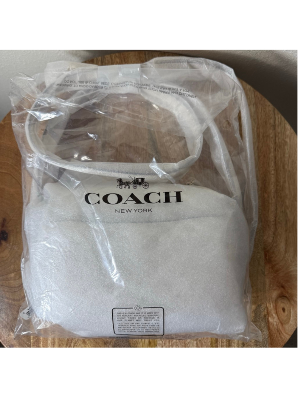 Women's Coach Crossbody Bag One Size White Beige - Picture 8 of 15